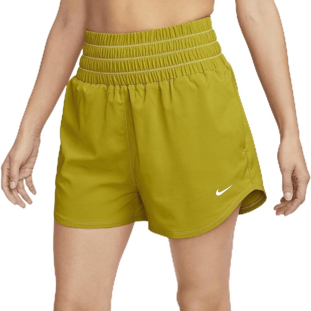 NIKE One Womens Dri-FIT Ultra high-Waisted 3 Brief Lined Shorts NEW (S)